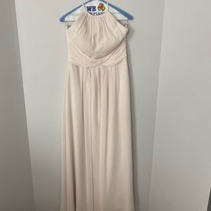 Cream bridesmaid dress - size 6